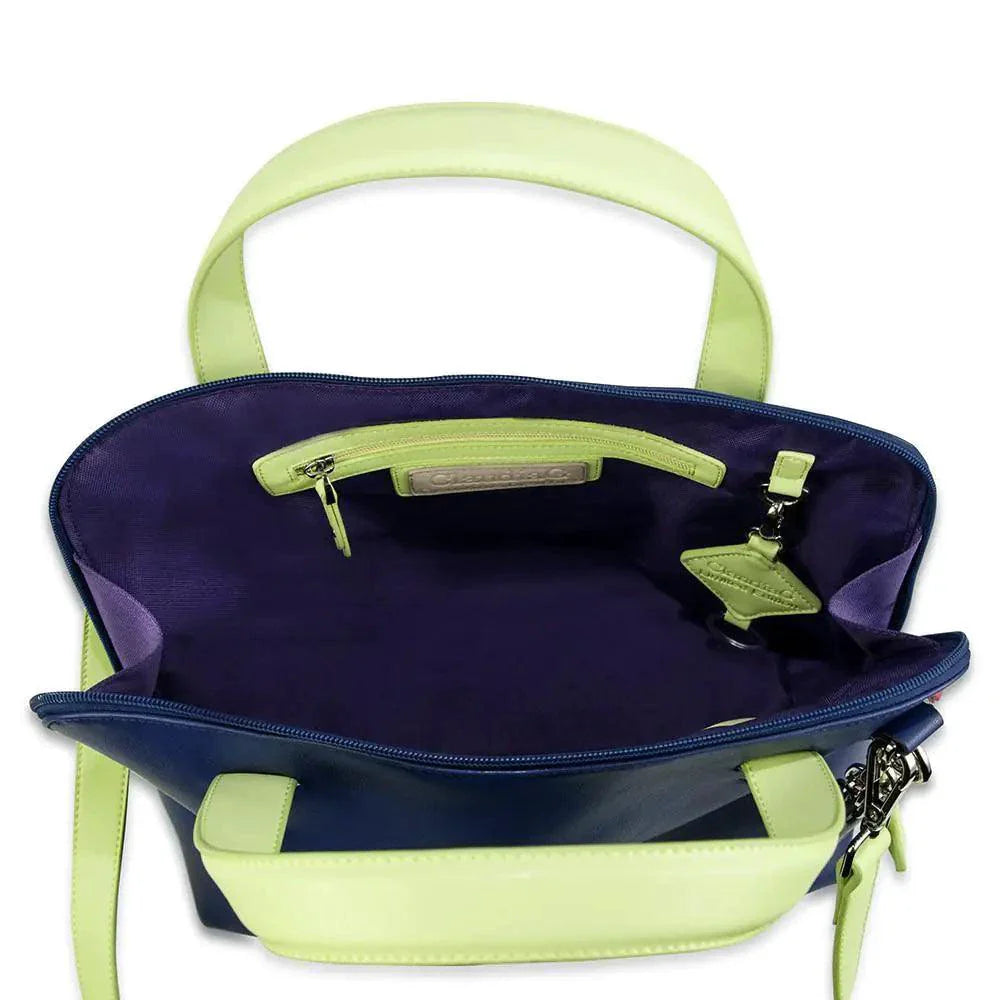 Elisa Leather Handbag - Sapphire