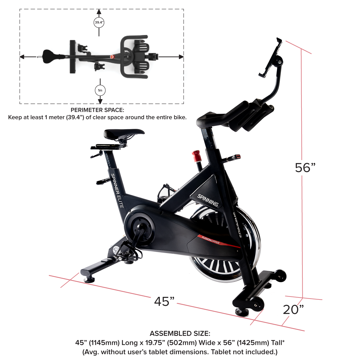 Premium Connected Spinner® Bike for Home Fitness - Korvel