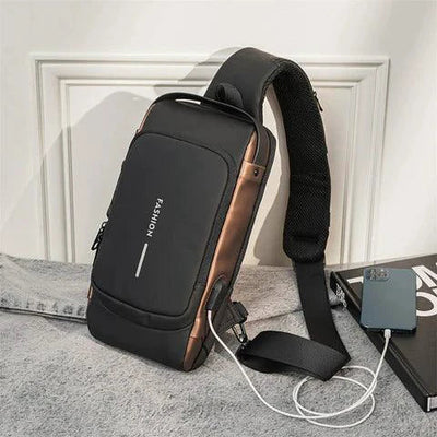Elite Leather Sling Bag - Premium Crossbody Design