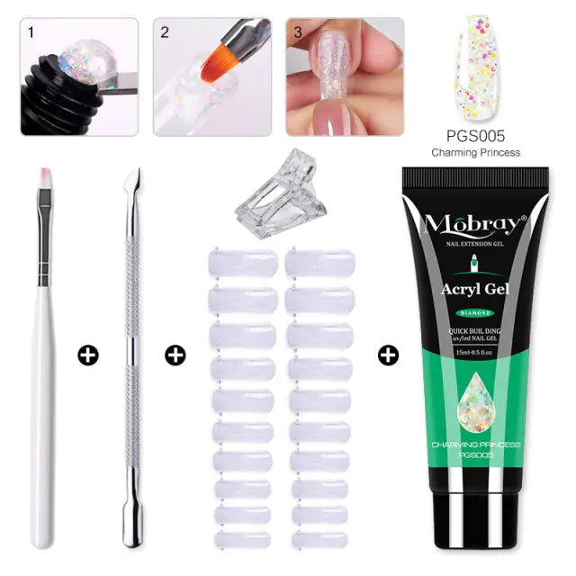 Nail Quick Building Crystal Gel - Premium Nail Art Solution