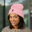 Embroidered Cat Lady Beanie
