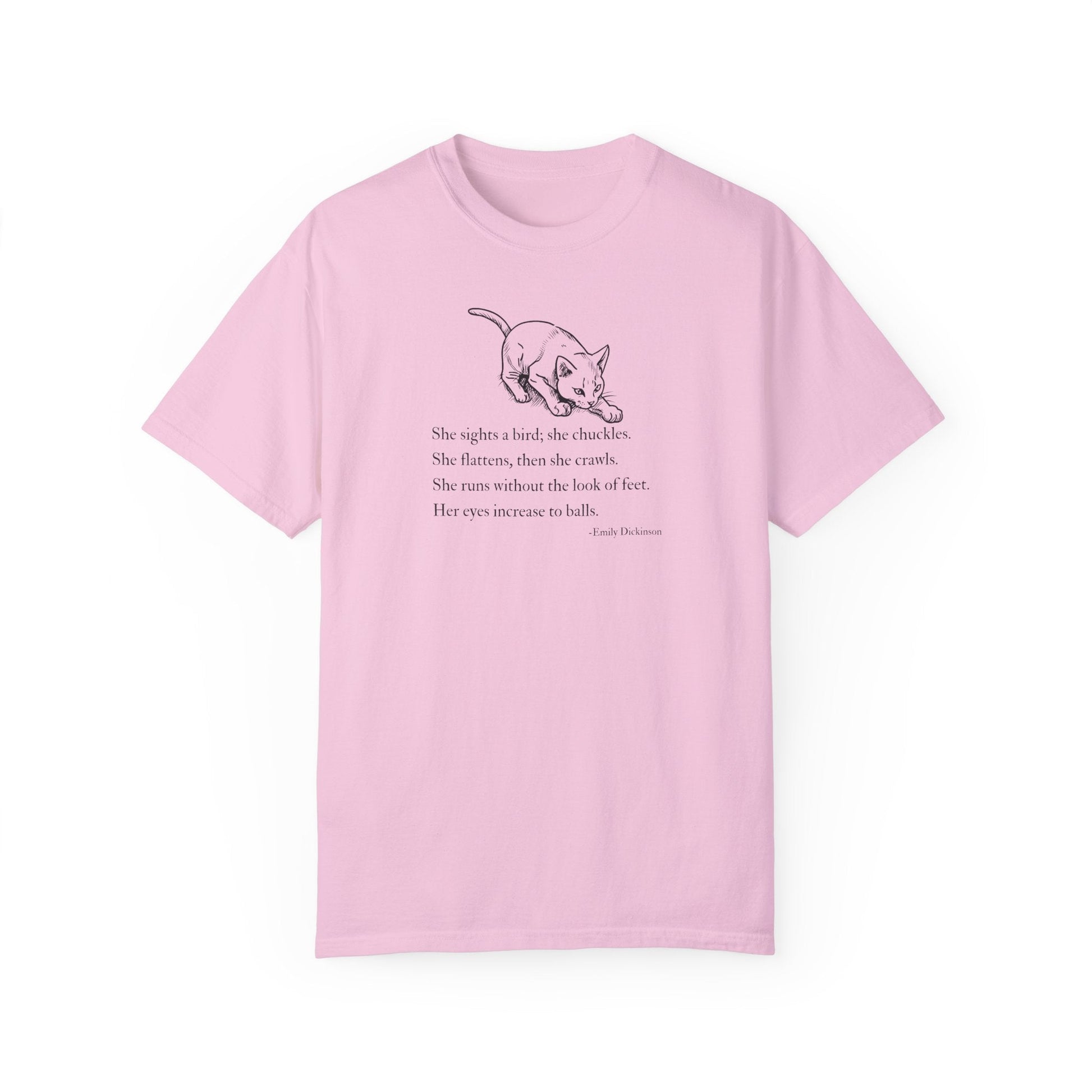 Emily Dickinson Inspired Cat Poem Unisex T-Shirt - Korvel