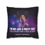 Empowering Epilepsy Awareness Faux Suede Pillowcase