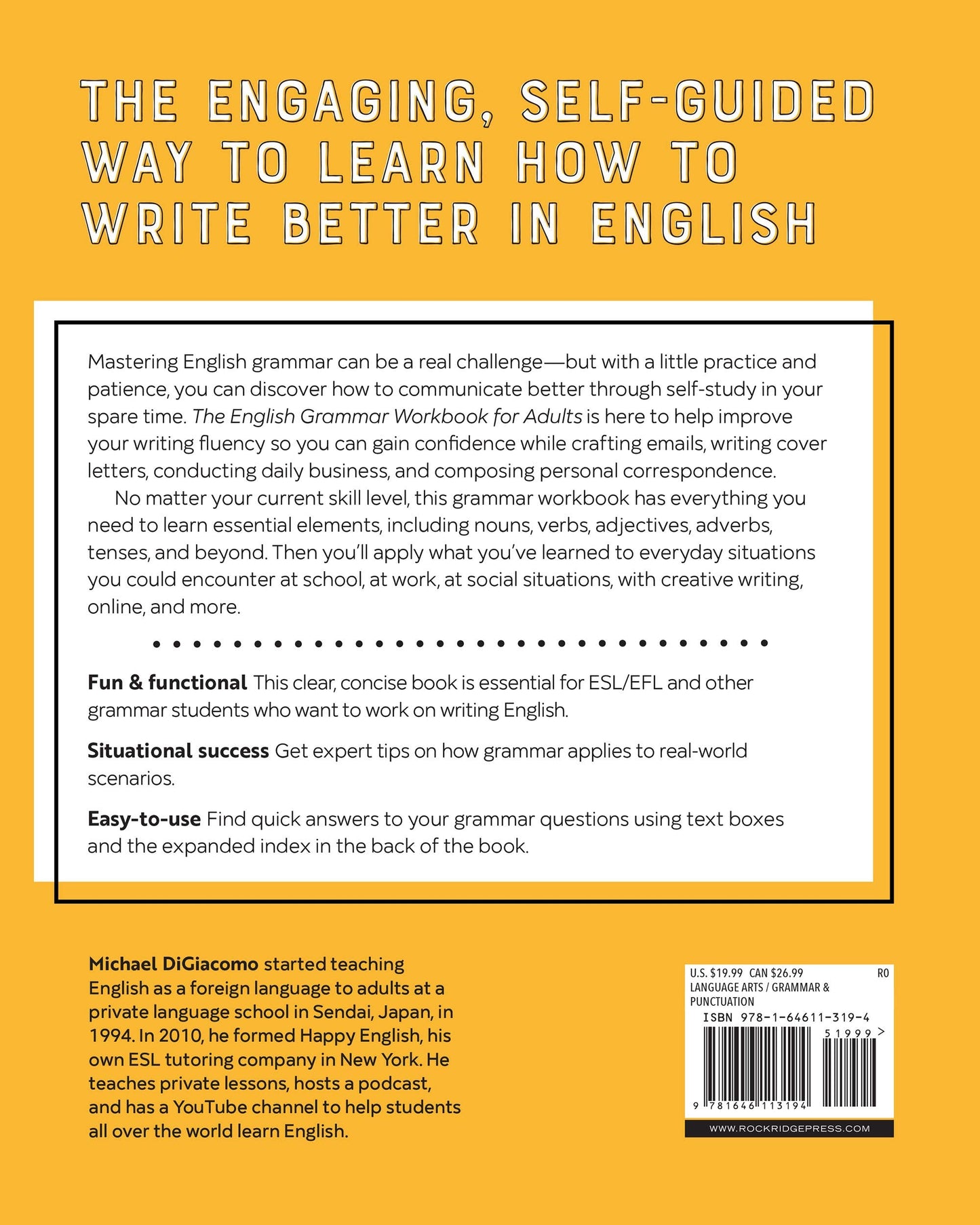 Master English Grammar: The Ultimate Self-Study Workbook for Adults (Spiral Bound) - Korvel