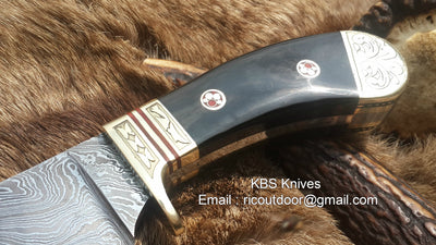 Personalized 8.5-Inch Custom Deer Skinning Knife – Handcrafted Excellence - Korvel