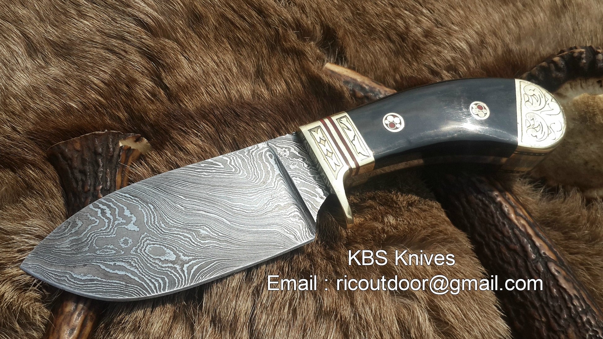 Personalized 8.5-Inch Custom Deer Skinning Knife – Handcrafted Excellence - Korvel