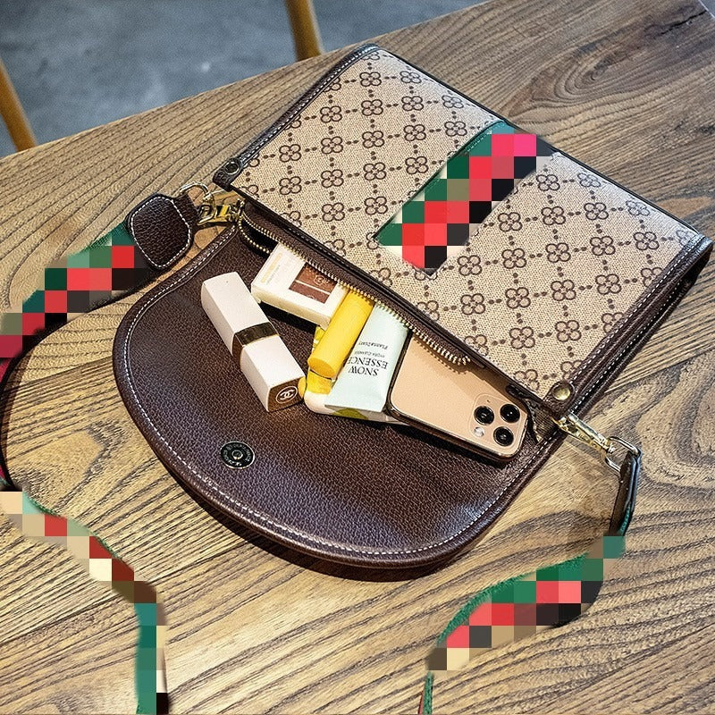 Envelope bag, women's bag, high-end, fashionable, versatile, single shoulder crossbody bag, trendy - Korvel