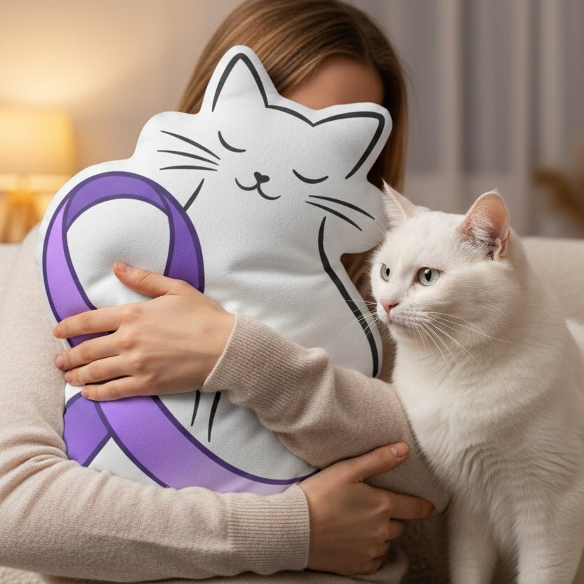Epikitty Awareness Pillow - A Gentle Symbol of Resilience