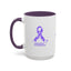 Epilepsy Awareness Accent Coffee Mug