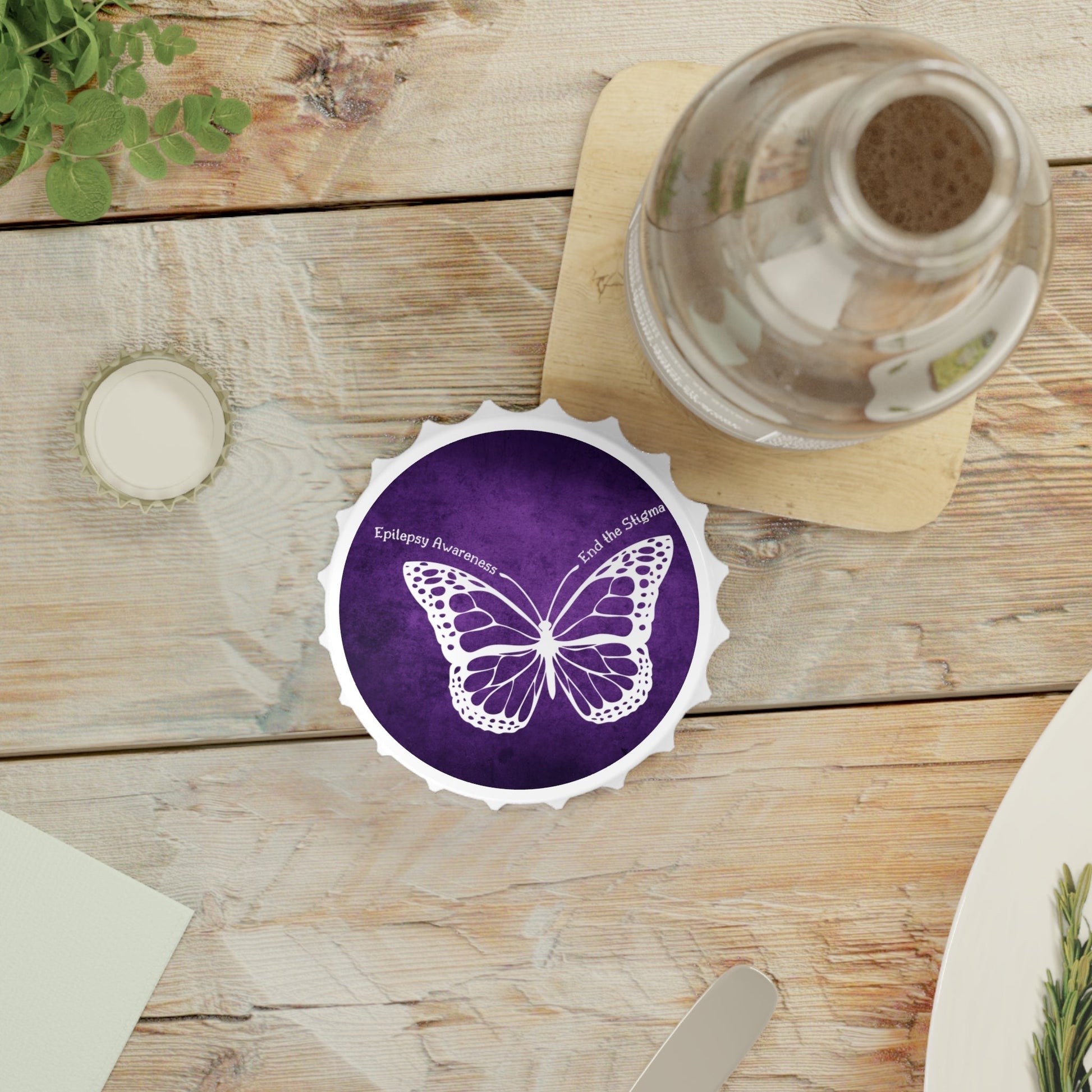 Celebrate Epilepsy Awareness with a Butterfly Bottle Opener - Korvel