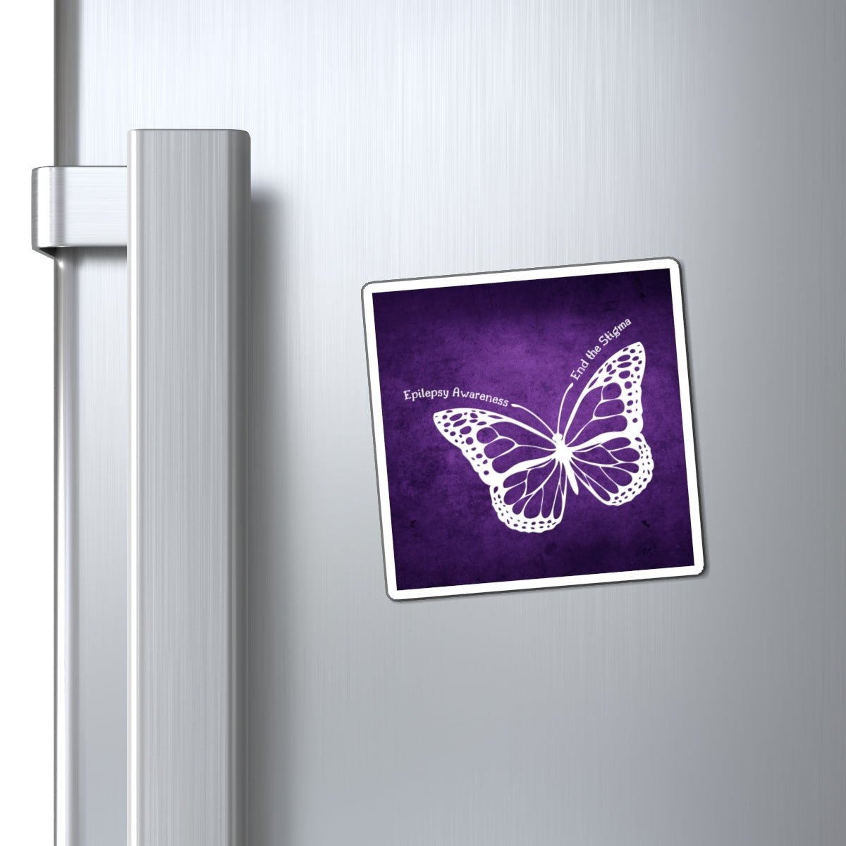 Epilepsy Awareness Butterfly Magnet