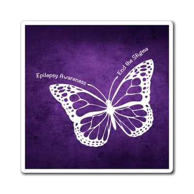 Epilepsy Awareness Butterfly Magnet