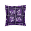 Epilepsy Awareness Butterfly Tufted Floor Pillow