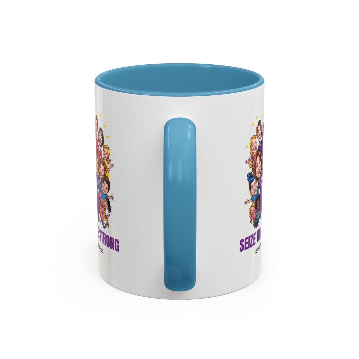 Taza de Café de Concienciación sobre la Epilepsia - Aprovecha la Esperanza, Sé Fuerte
