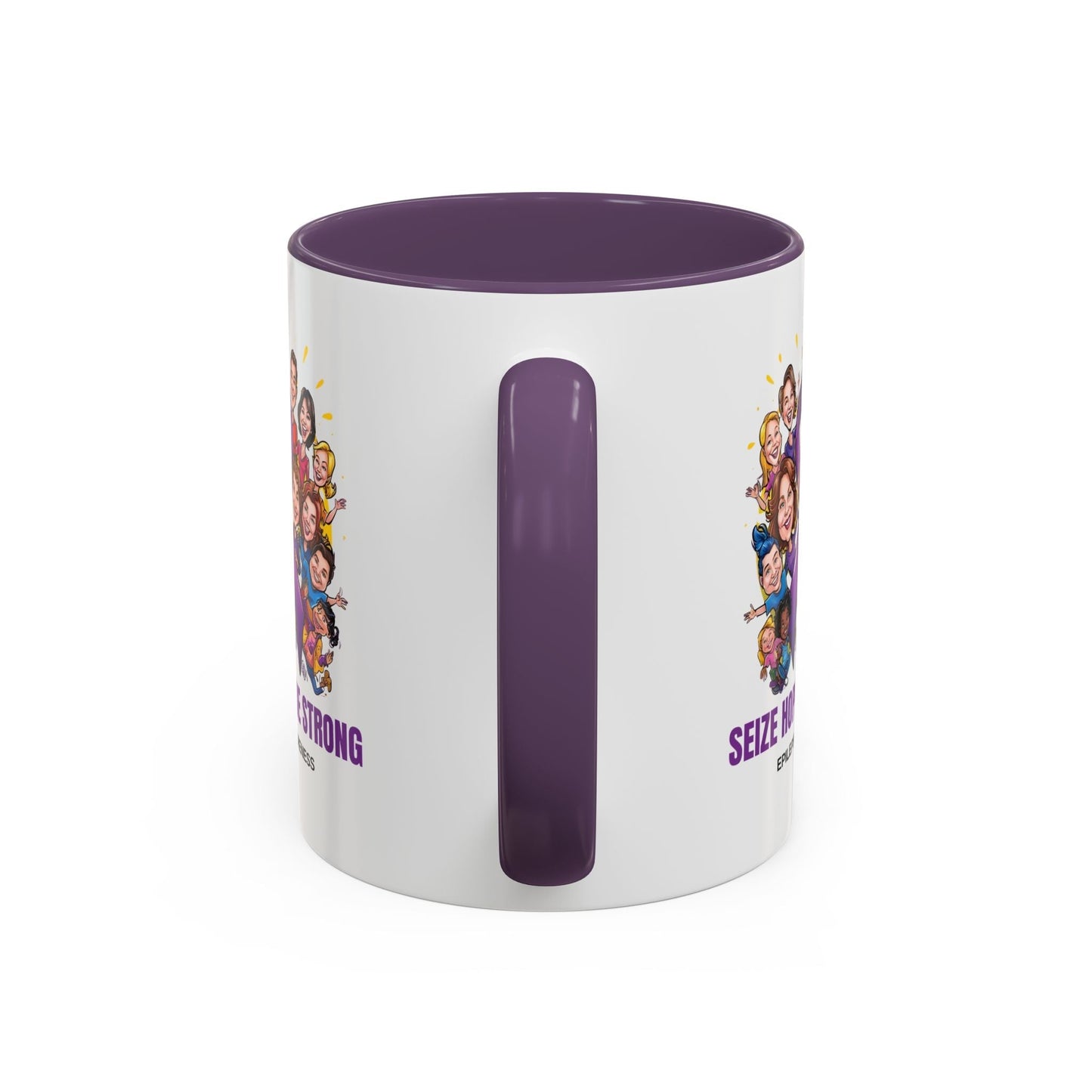 Taza de Café de Concienciación sobre la Epilepsia - Aprovecha la Esperanza, Sé Fuerte