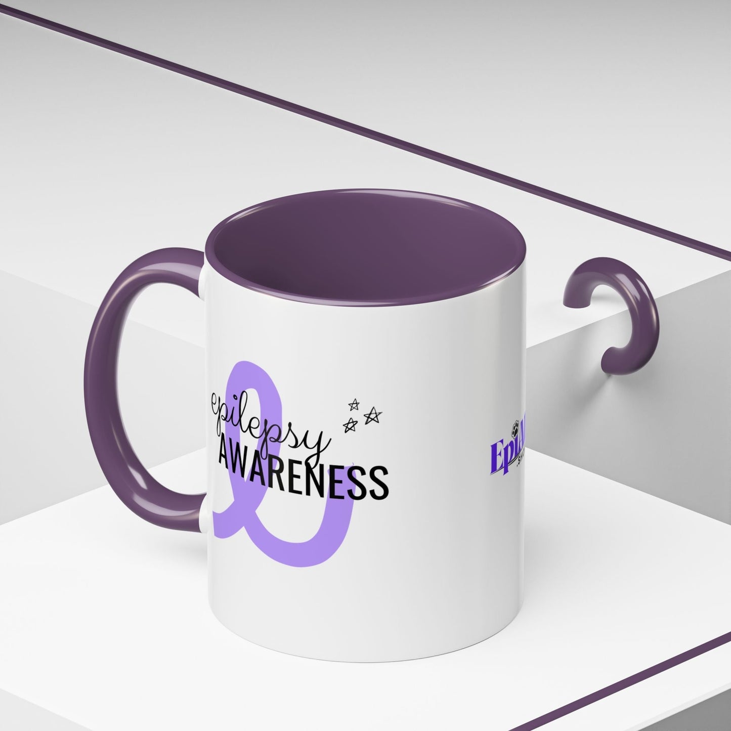 Taza de Café de Concienciación sobre la Epilepsia - Opciones Elegantes de 11oz y 15oz