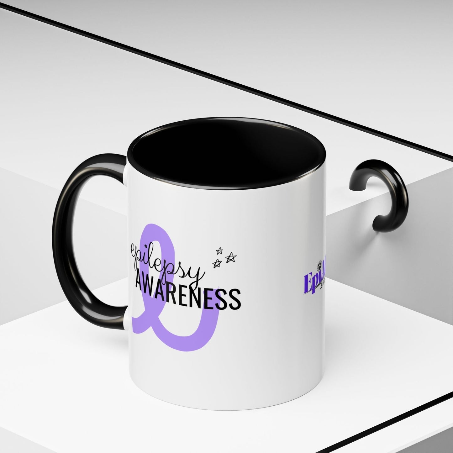 Taza de Café de Concienciación sobre la Epilepsia - Opciones Elegantes de 11oz y 15oz