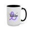 Taza de Café de Concienciación sobre la Epilepsia - Opciones Elegantes de 11oz y 15oz