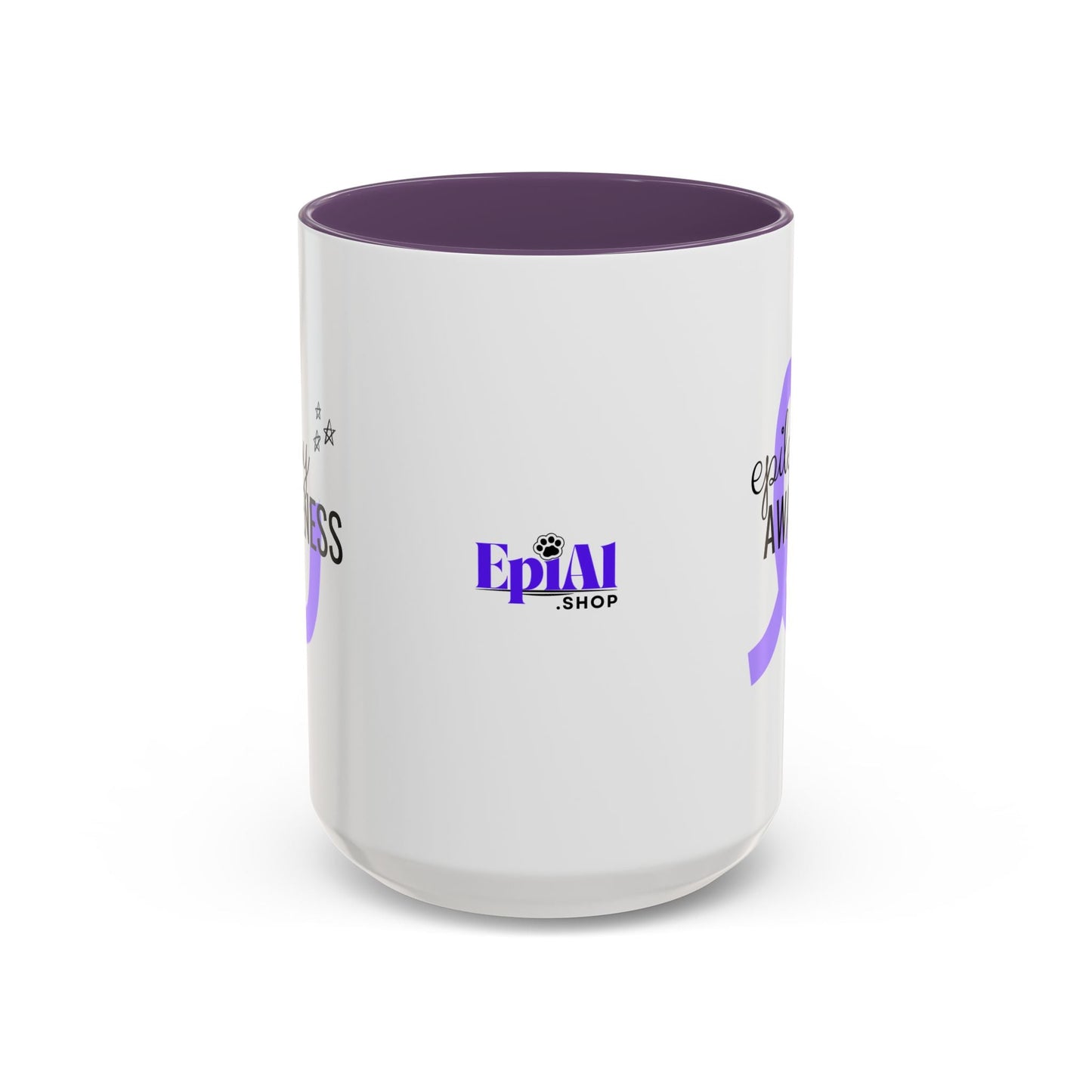 Taza de Café de Concienciación sobre la Epilepsia - Opciones Elegantes de 11oz y 15oz