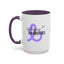 Taza de Café de Concienciación sobre la Epilepsia - Opciones Elegantes de 11oz y 15oz