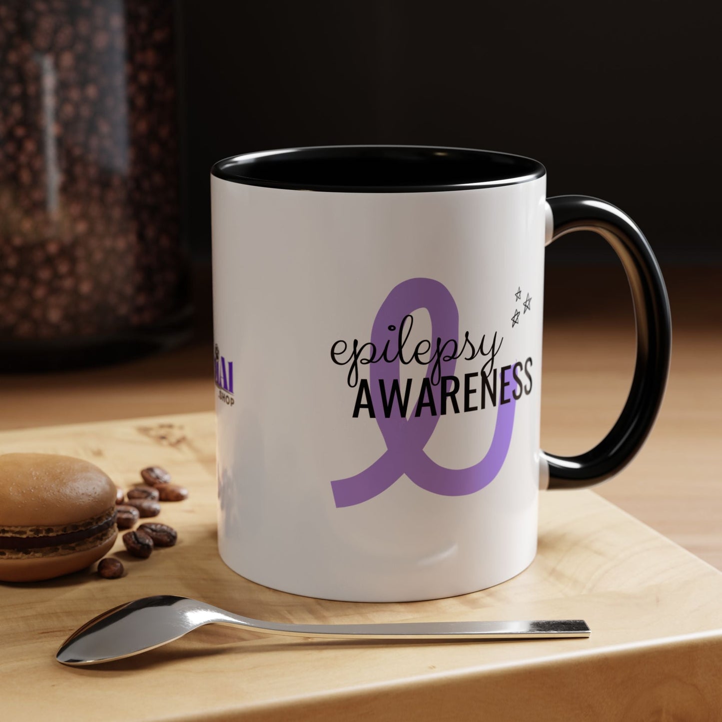 Taza de Café de Concienciación sobre la Epilepsia - Opciones Elegantes de 11oz y 15oz
