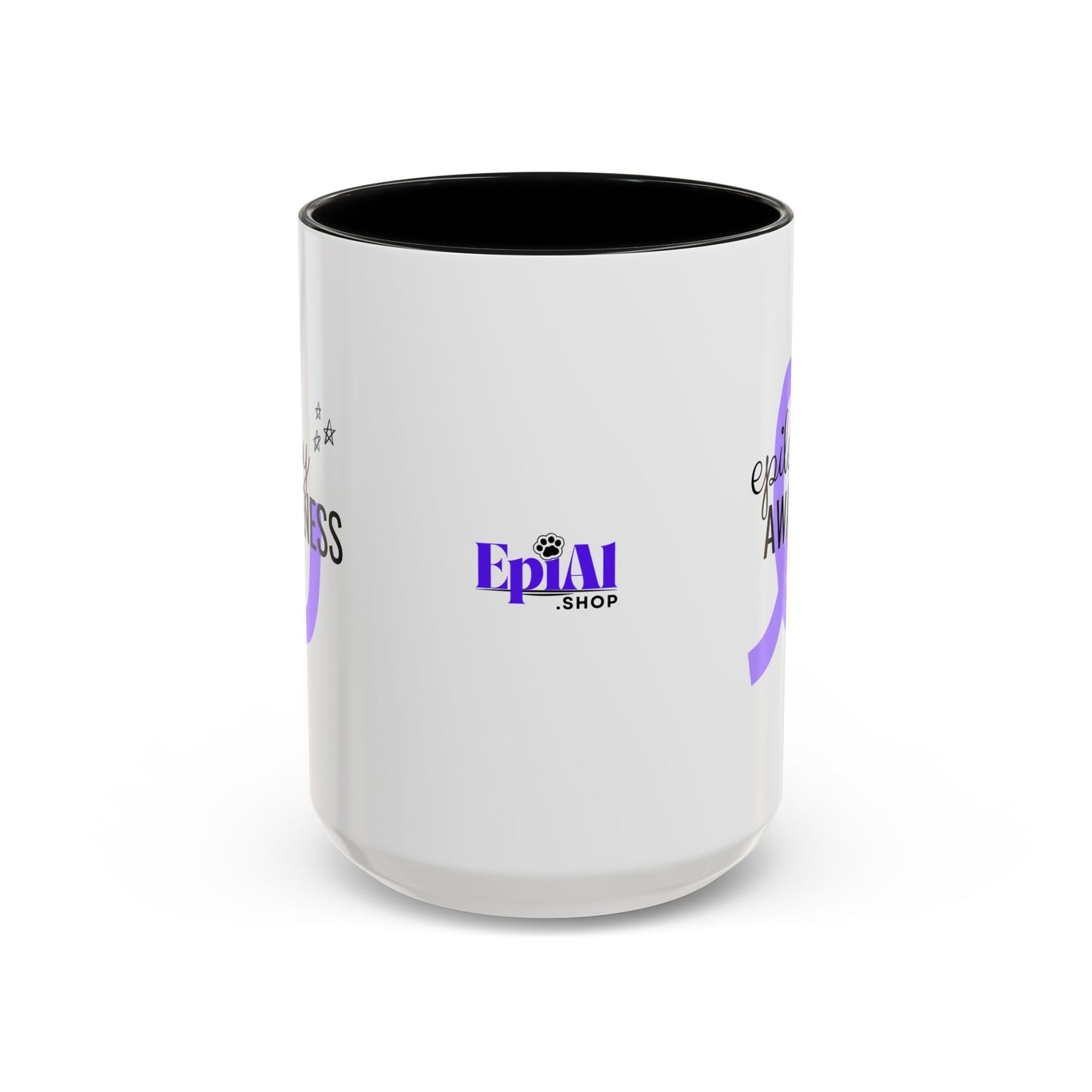 Taza de Café de Concienciación sobre la Epilepsia - Opciones Elegantes de 11oz y 15oz