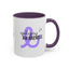 Taza de Café de Concienciación sobre la Epilepsia - Opciones Elegantes de 11oz y 15oz