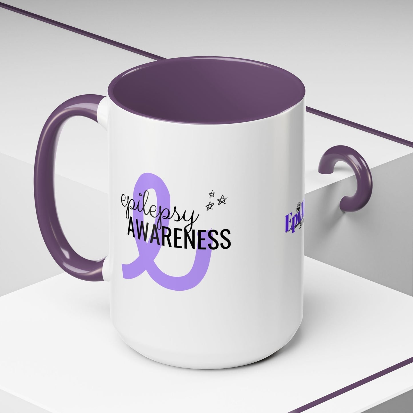 Taza de Café de Concienciación sobre la Epilepsia - Opciones Elegantes de 11oz y 15oz