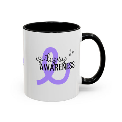 Taza de Café de Concienciación sobre la Epilepsia - Opciones Elegantes de 11oz y 15oz