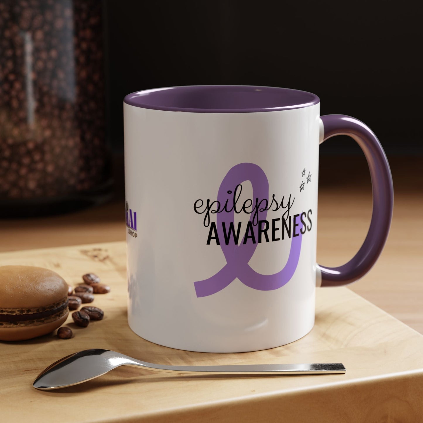 Taza de Café de Concienciación sobre la Epilepsia - Opciones Elegantes de 11oz y 15oz