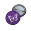 Botones de Pin Personalizados para la Conciencia de la Epilepsia - Diseño de Mariposa Púrpura