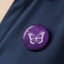 Botones de Pin Personalizados para la Conciencia de la Epilepsia - Diseño de Mariposa Púrpura