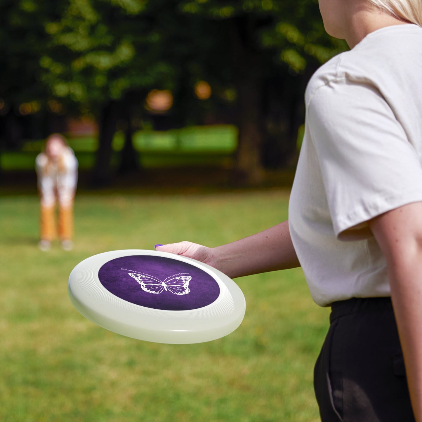 End the Stigma Butterfly Flying Disc - Epilepsy Awareness Edition - Korvel