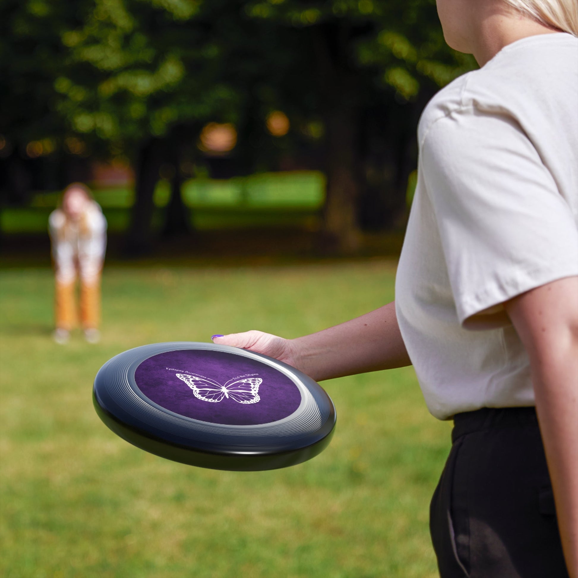End the Stigma Butterfly Flying Disc - Epilepsy Awareness Edition - Korvel