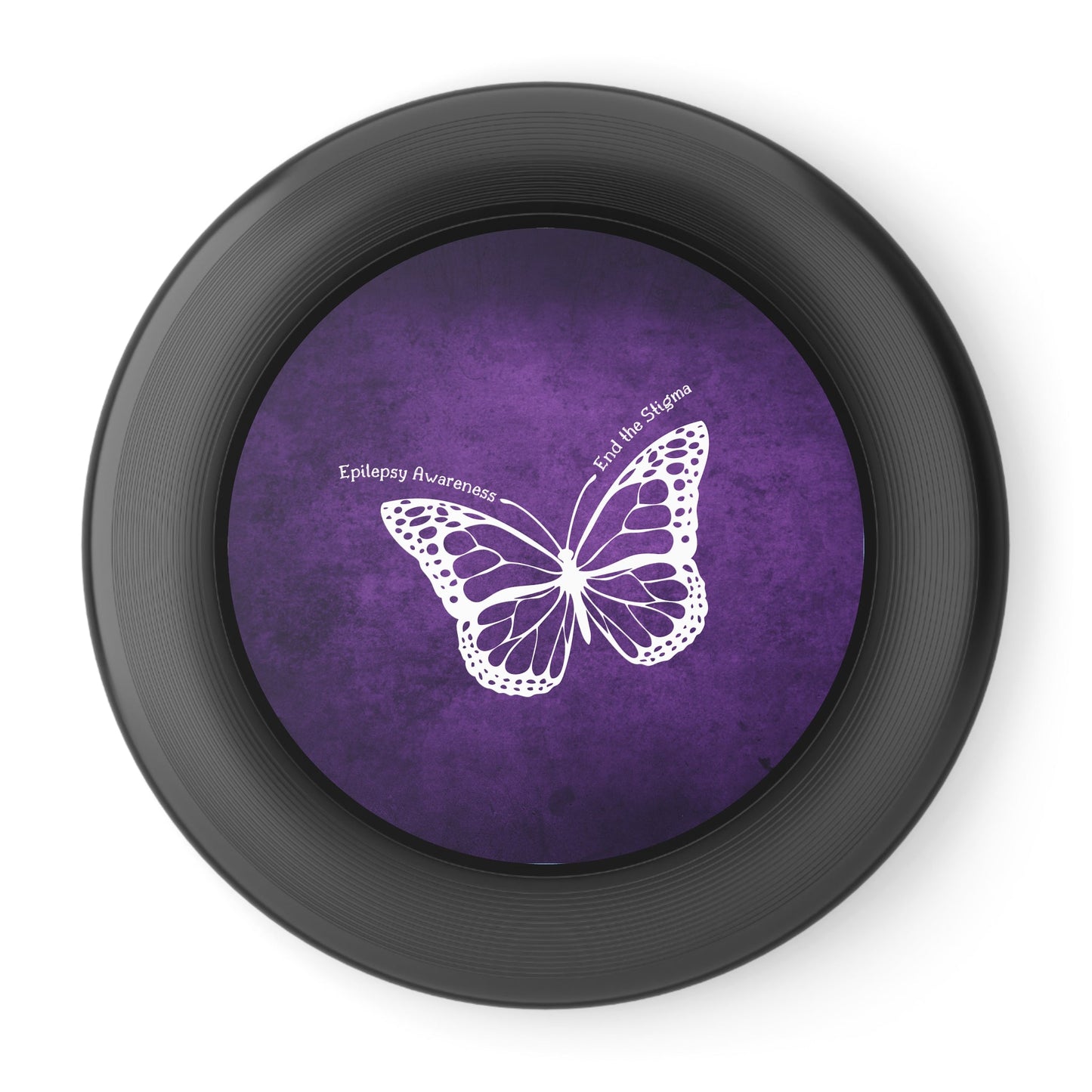 End the Stigma Butterfly Flying Disc - Epilepsy Awareness Edition - Korvel