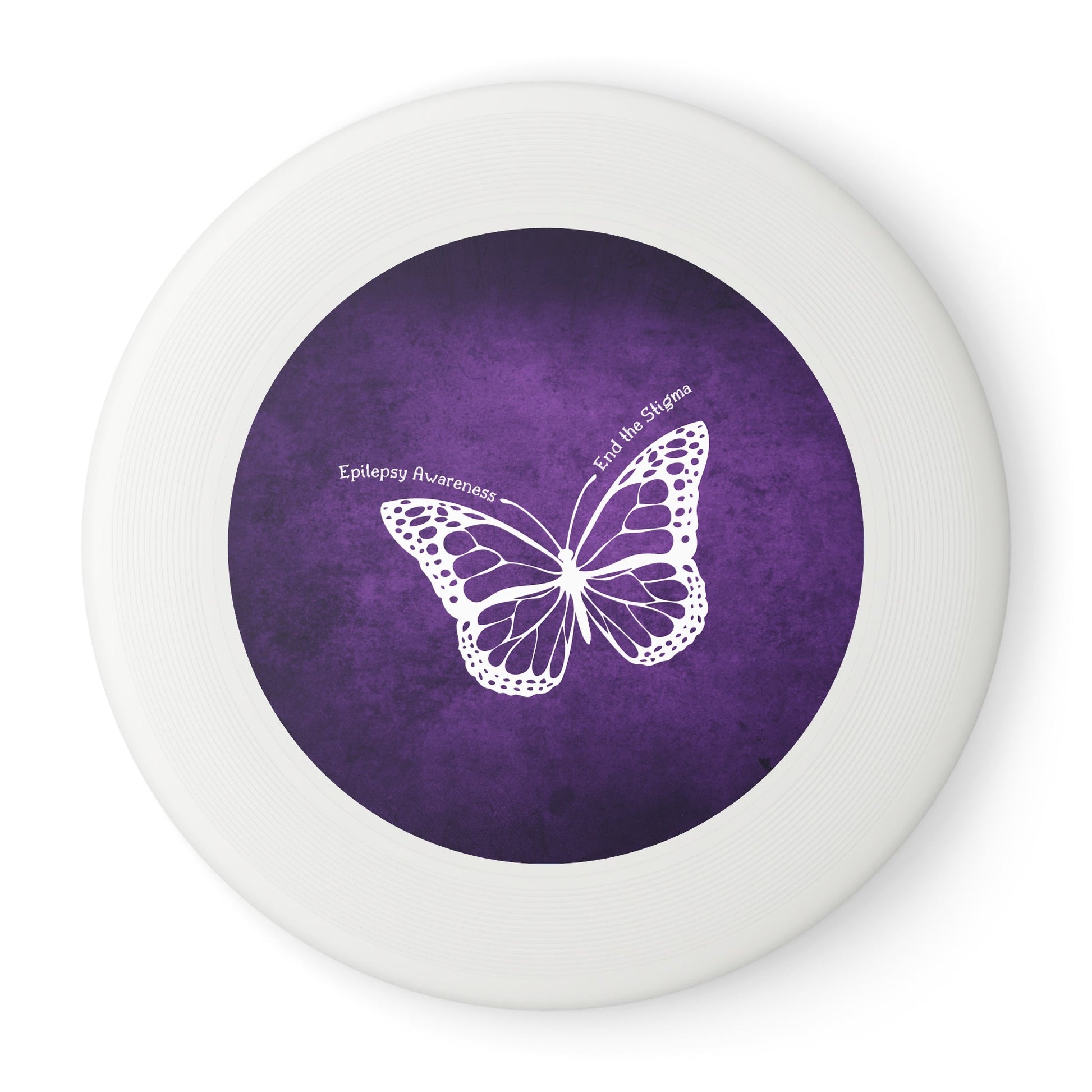 End the Stigma Butterfly Flying Disc - Epilepsy Awareness Edition - Korvel