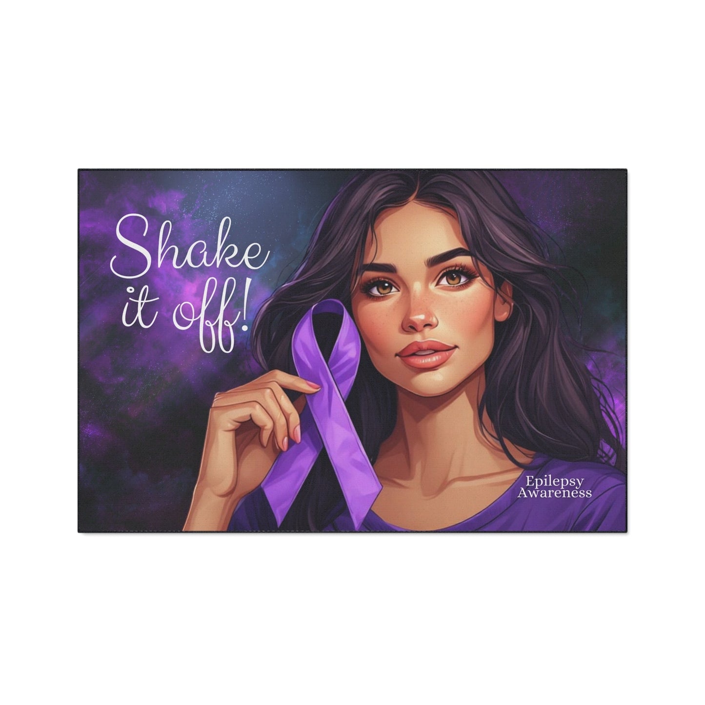 Shake It Off Heavy Duty Floormat for Epilepsy Awareness