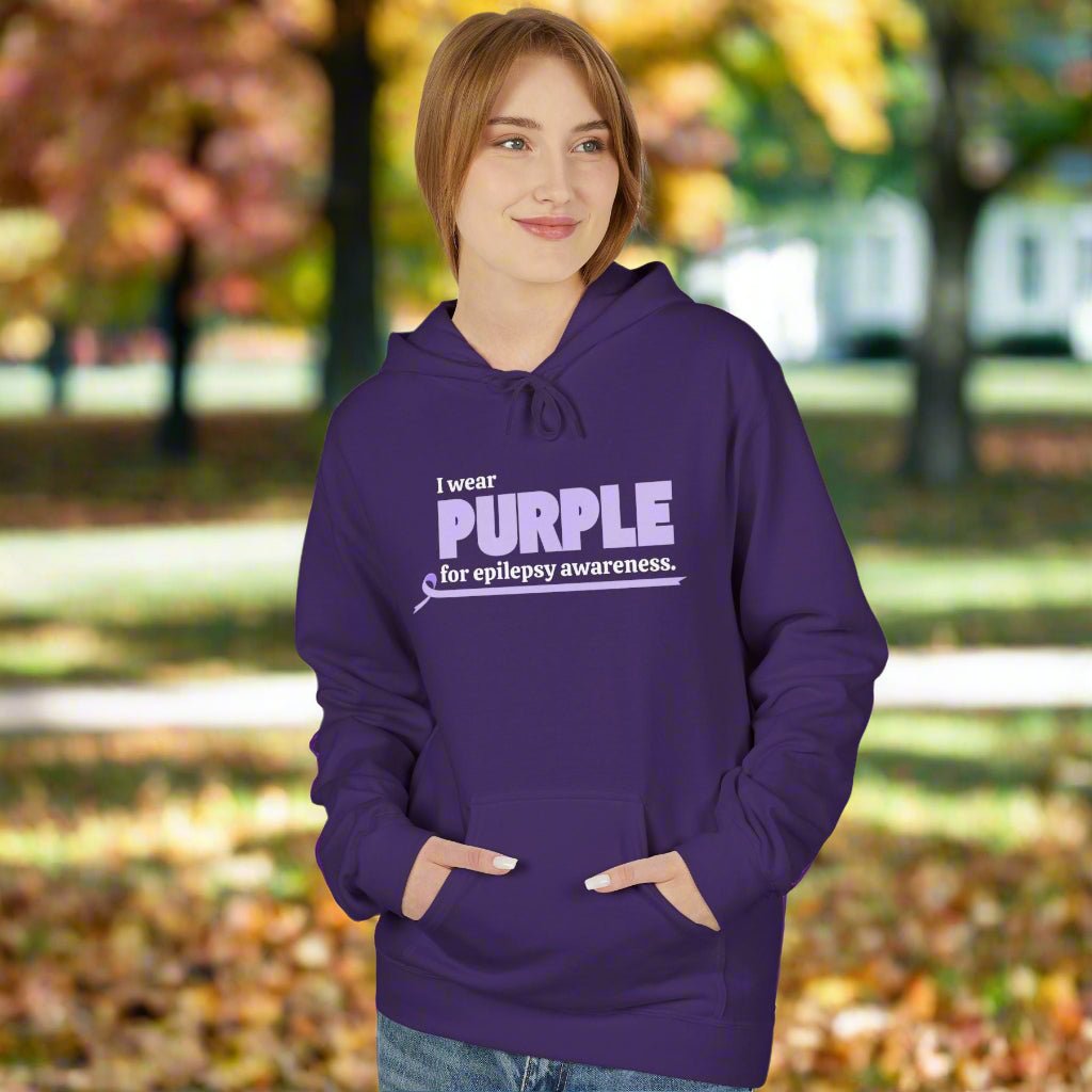 Sudadera de forro polar Wear Purple for Awareness