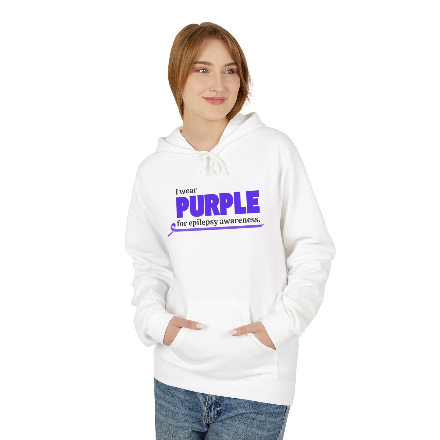 Sudadera de forro polar Wear Purple for Awareness