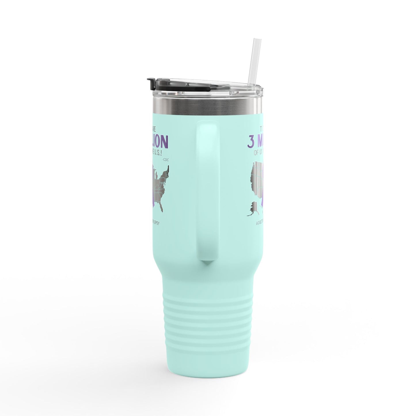 Epilepsy Awareness Insulated Travel Mug - 40oz