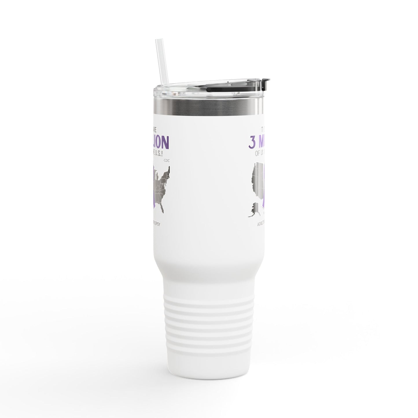Epilepsy Awareness Insulated Travel Mug - 40oz