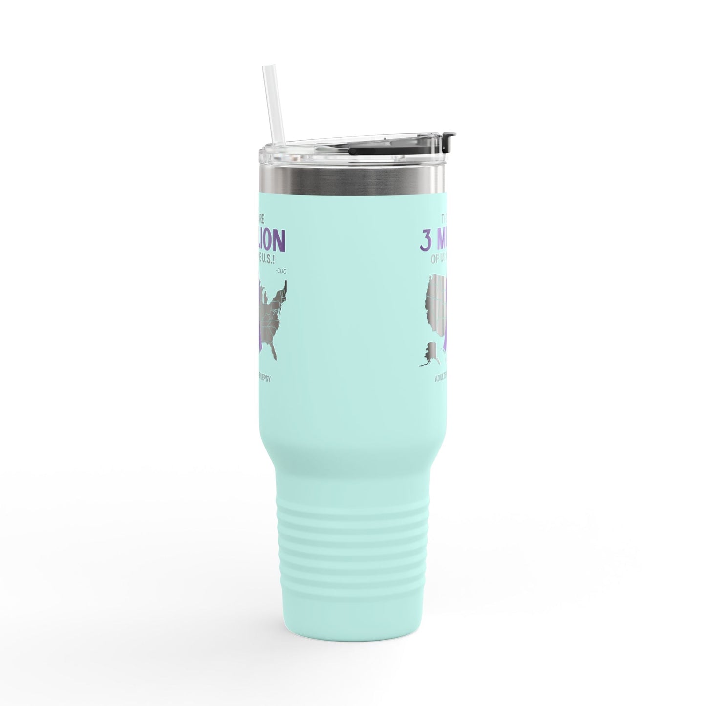 Epilepsy Awareness Insulated Travel Mug - 40oz