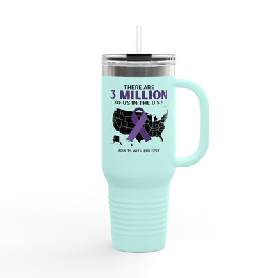 Epilepsy Awareness Insulated Travel Mug - 40oz