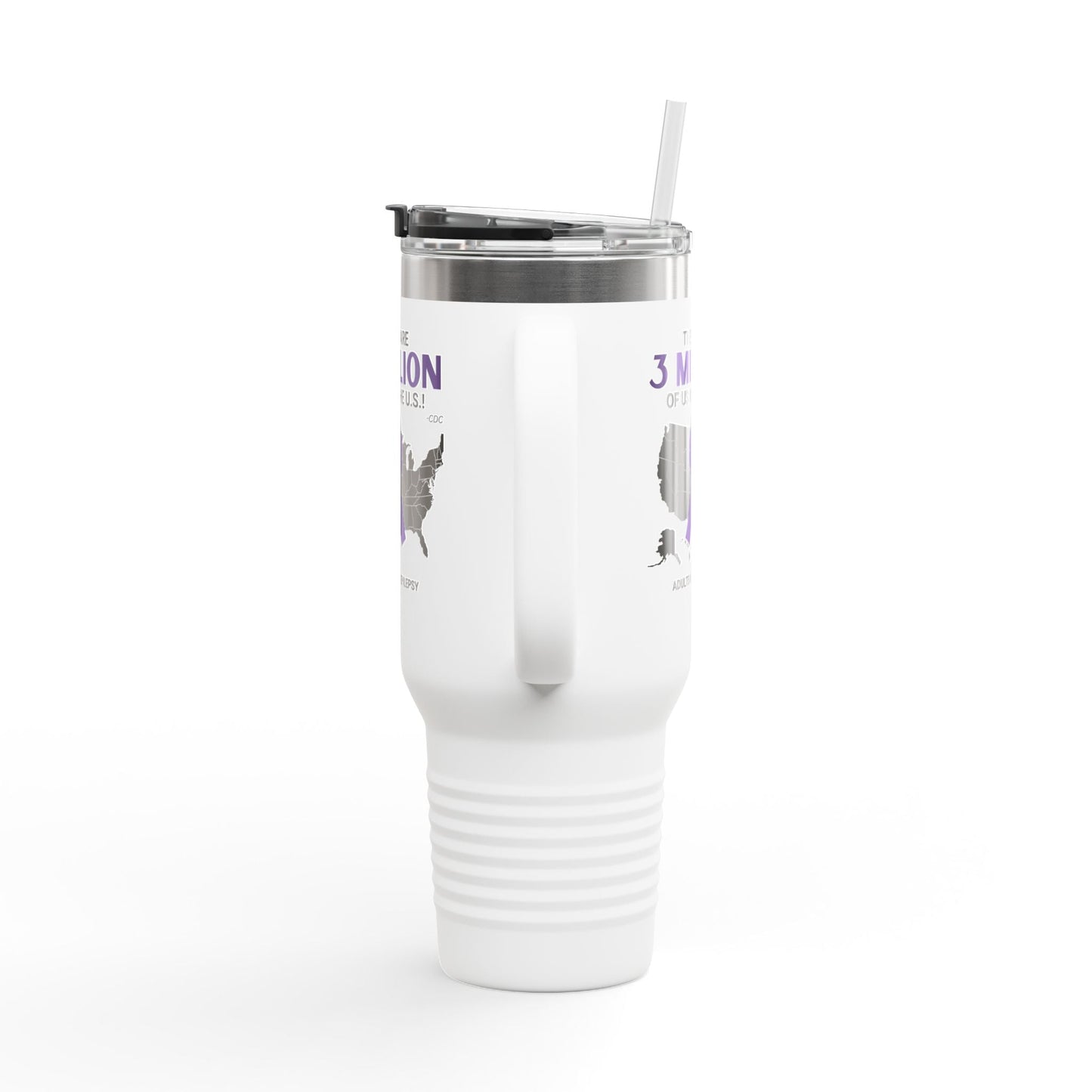 Epilepsy Awareness Insulated Travel Mug - 40oz