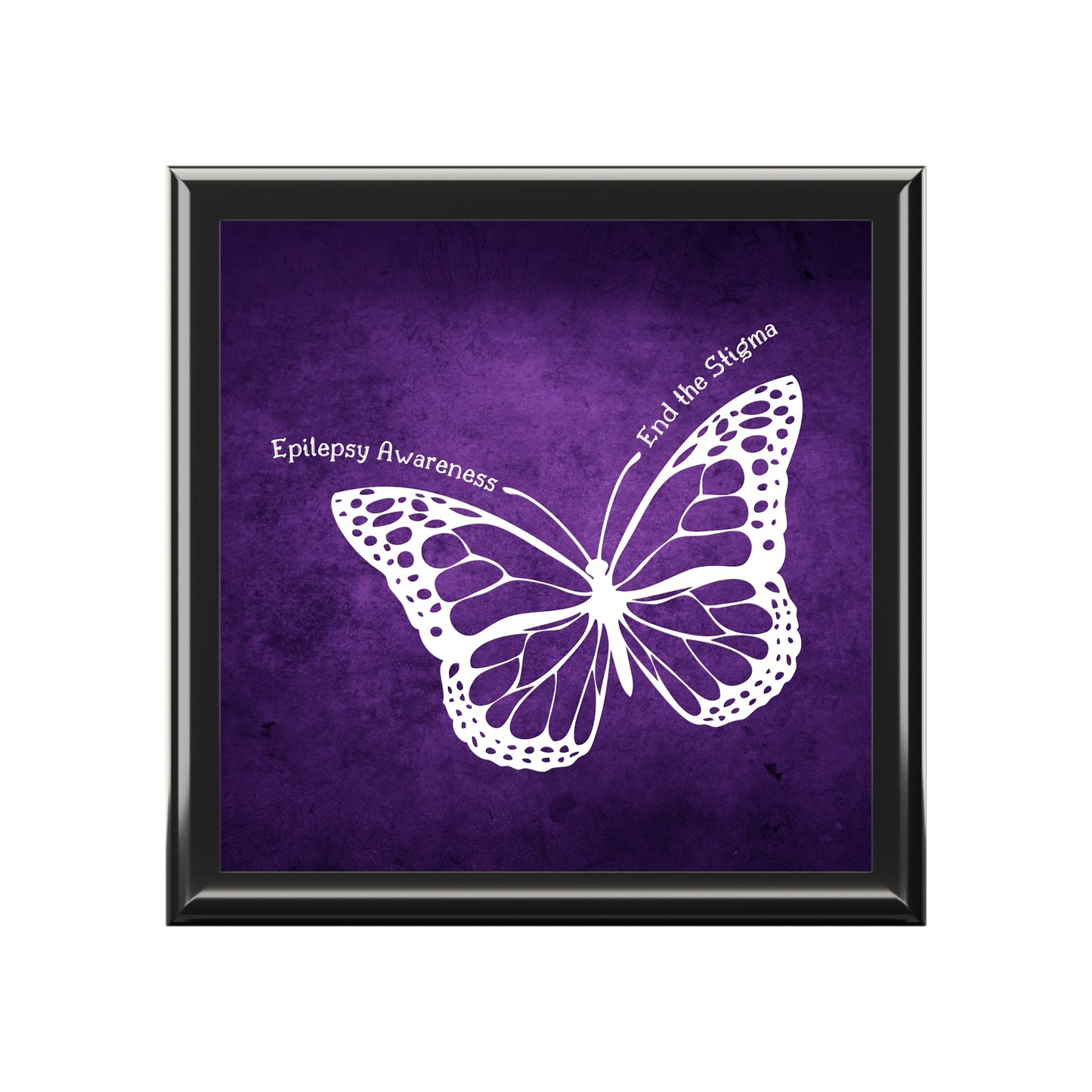 Epilepsy Awareness Jewelry Box - Elegant Storage Solution