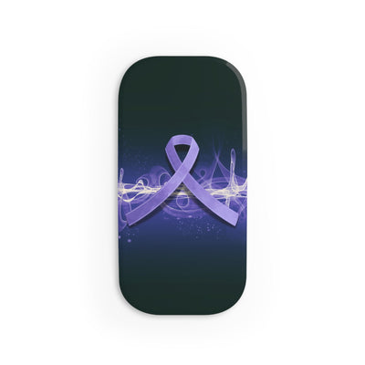 Support de téléphone pour la sensibilisation à l'épilepsie – Design de ruban violet