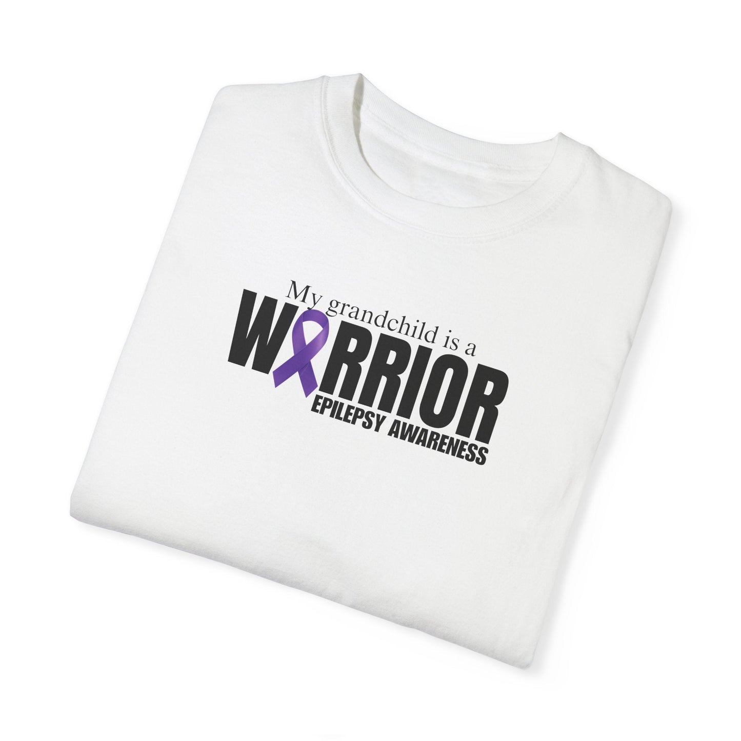 Camiseta Mi Nieto es un Guerrero de la Epilepsia