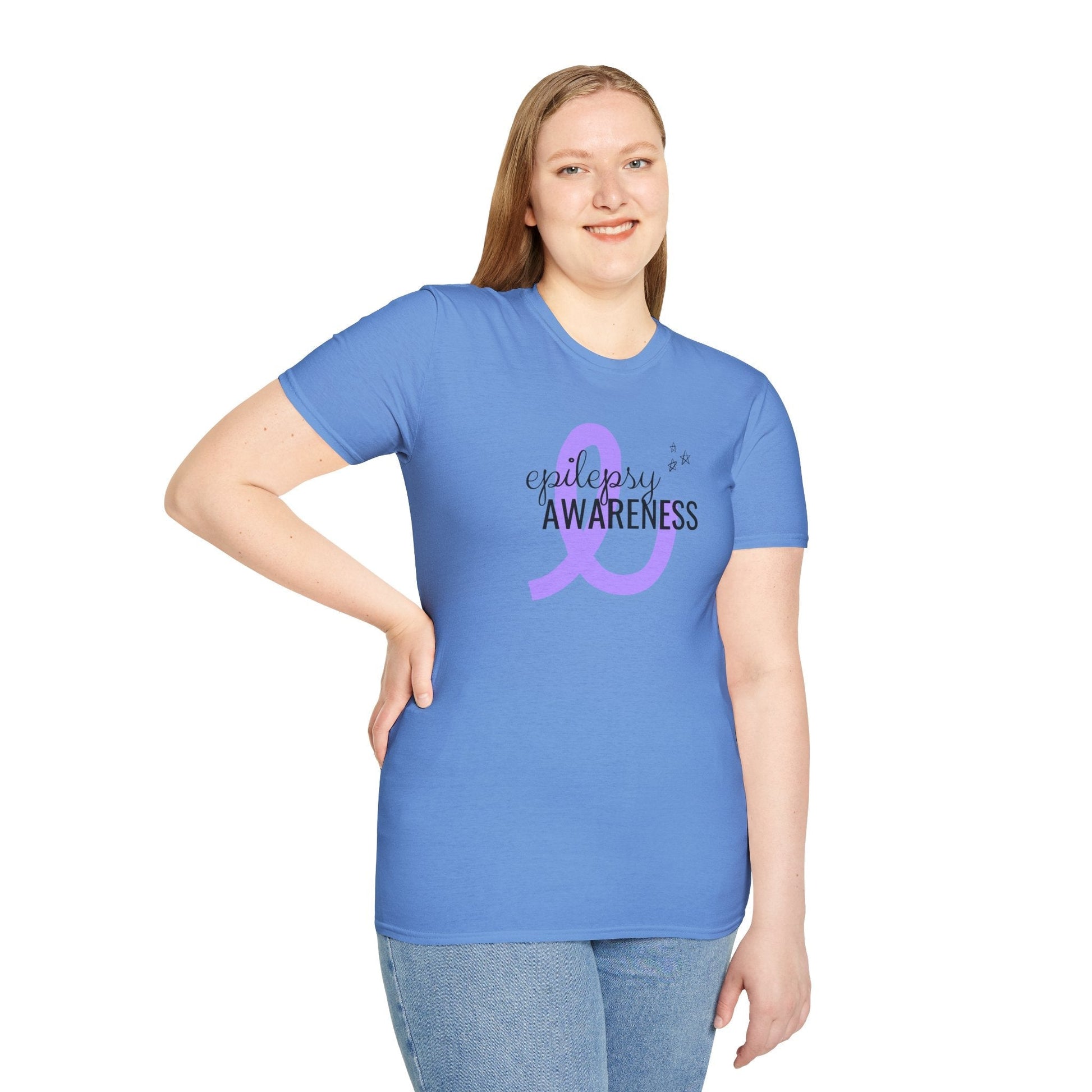 Unisex Epilepsy Awareness Softstyle Tee - Comfort Meets Advocacy - Korvel