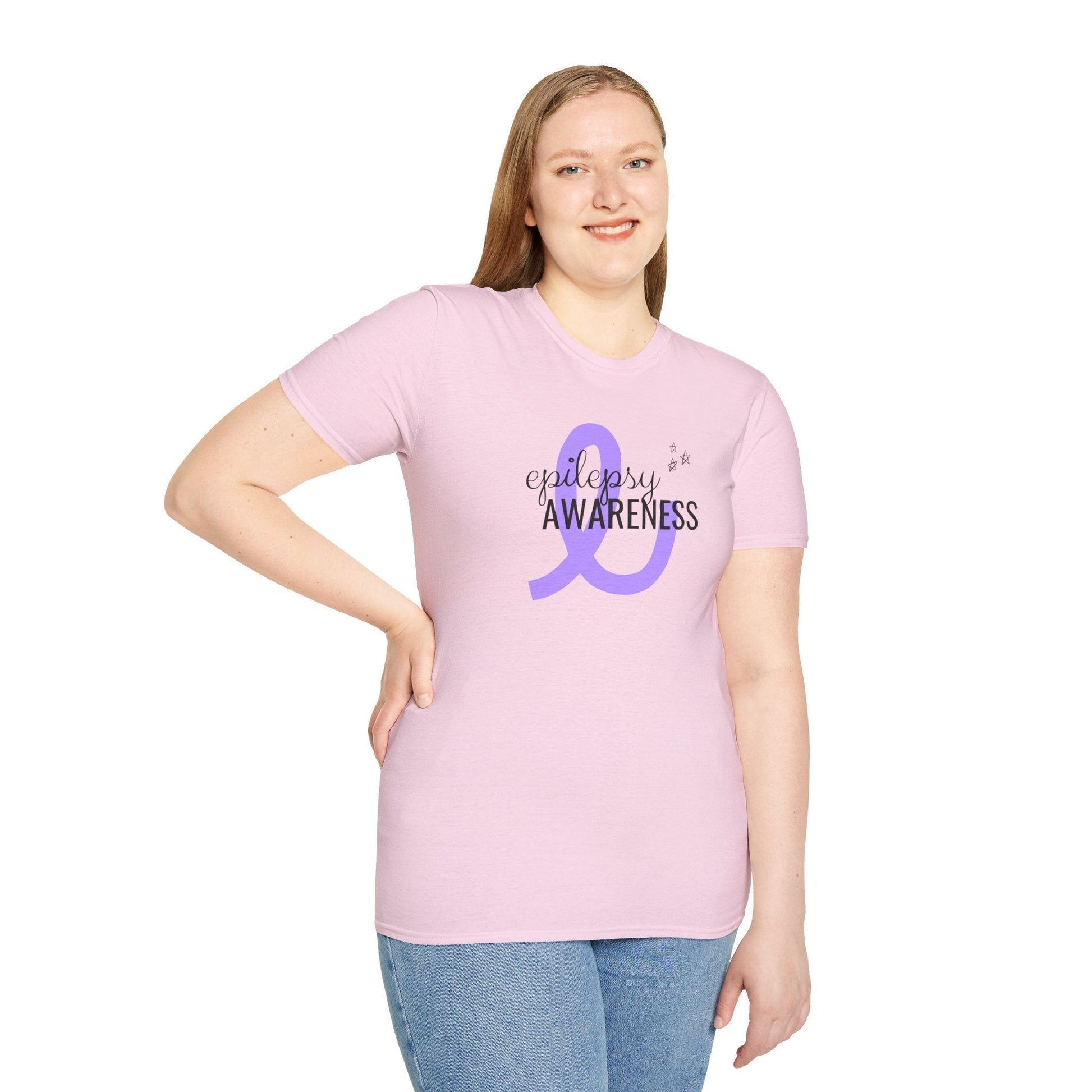 Unisex Epilepsy Awareness Softstyle Tee - Comfort Meets Advocacy - Korvel