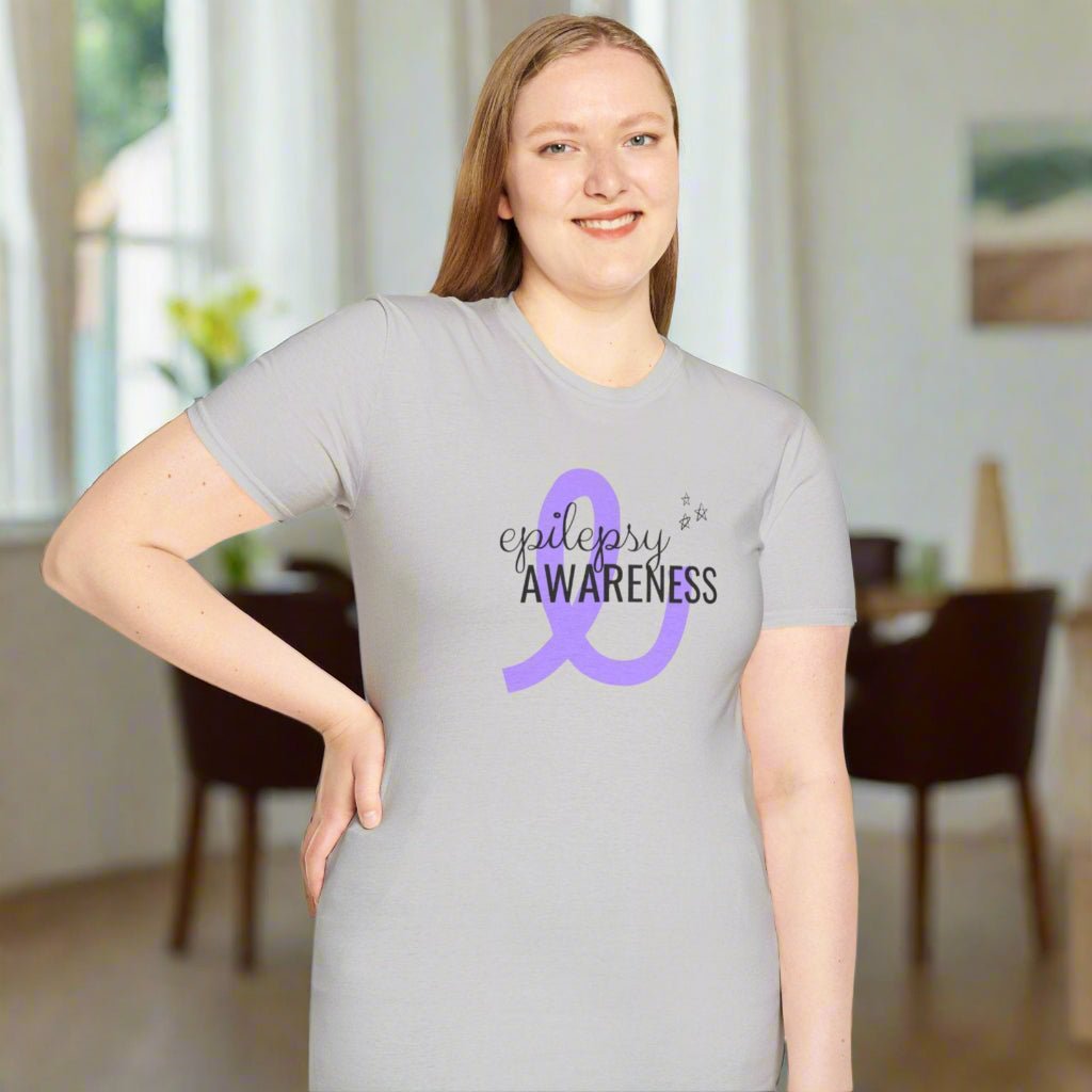 Unisex Epilepsy Awareness Softstyle Tee - Comfort Meets Advocacy - Korvel